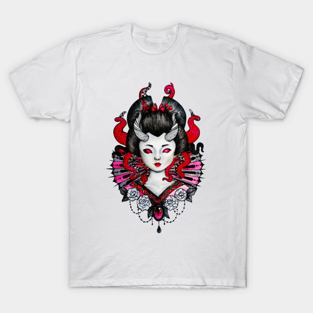 Oiran Demon T-Shirt by Sophia PH